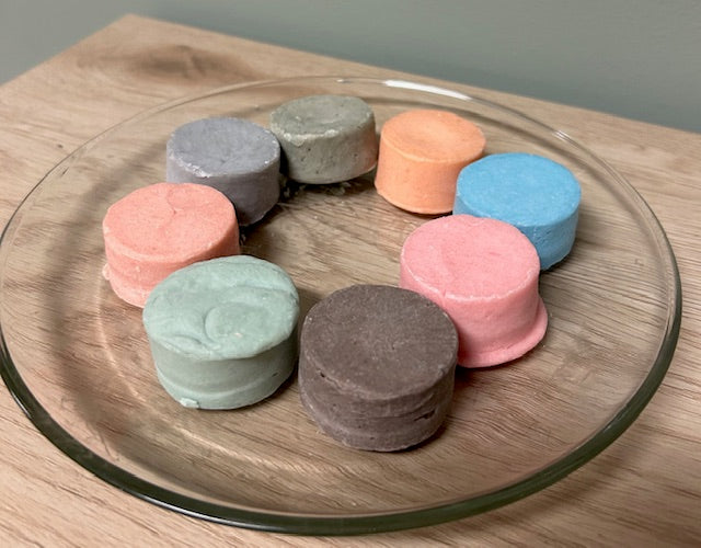 Travel size shampoo bars