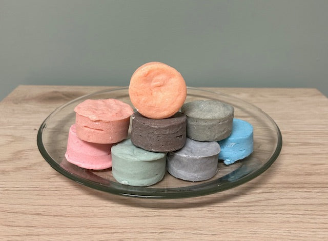 Travel size shampoo bars